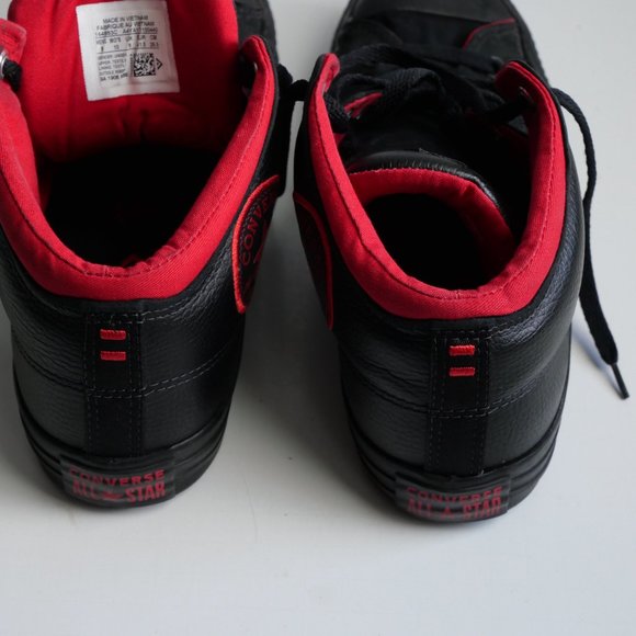 Converse - Black/Red - Men's Size 8 - Picture 12 of 14